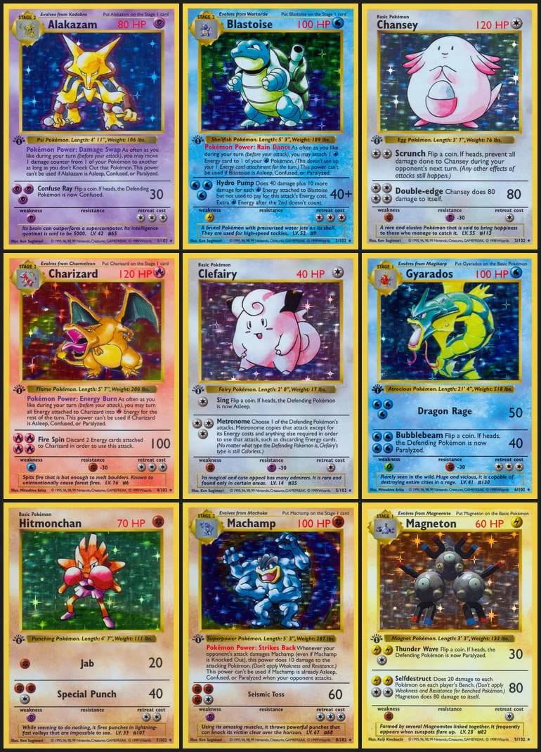 Reconstructed card layout for verification