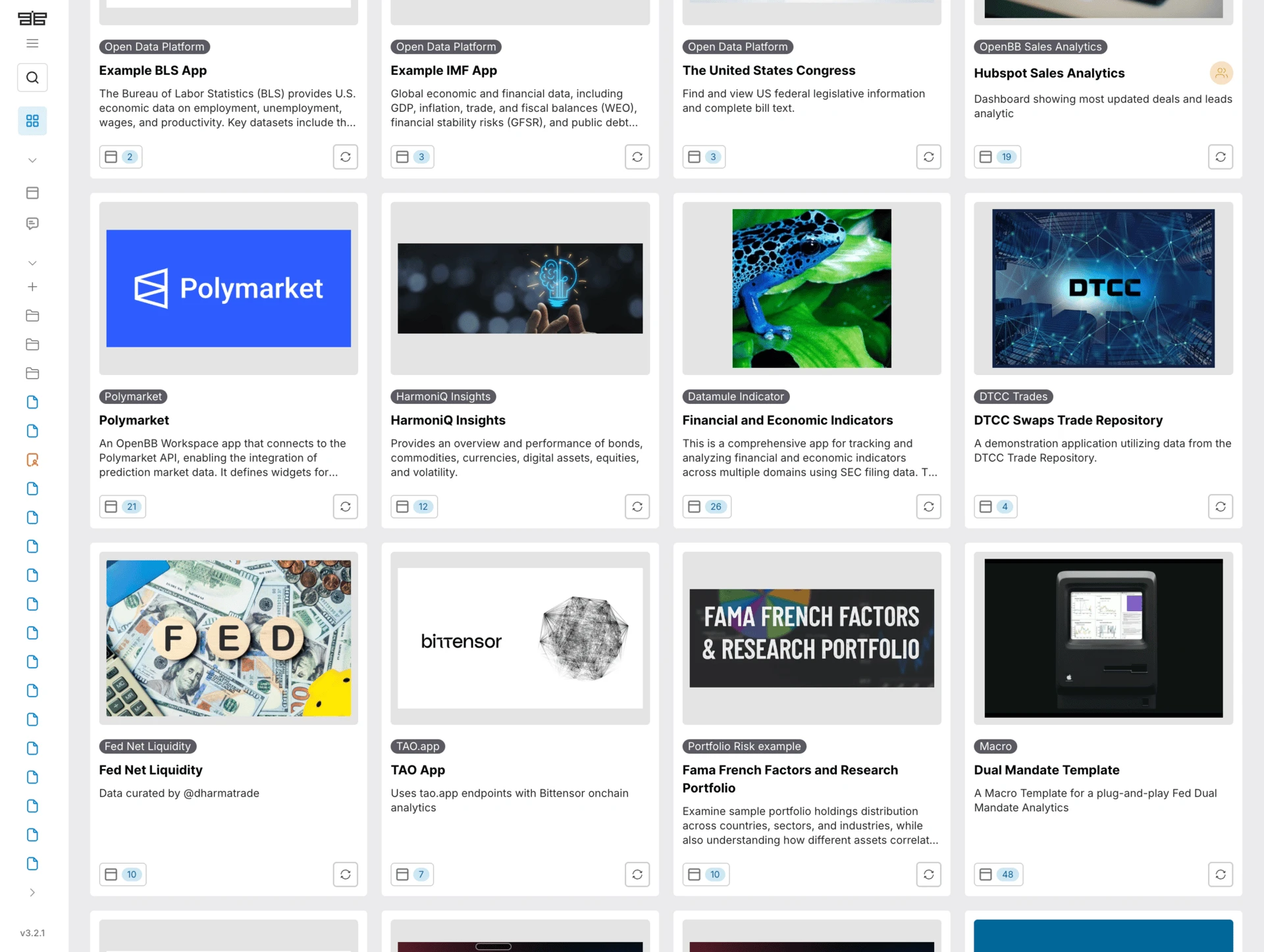 OpenBB Workspace - Apps