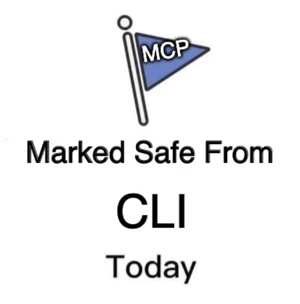 CLI vs MCP meme