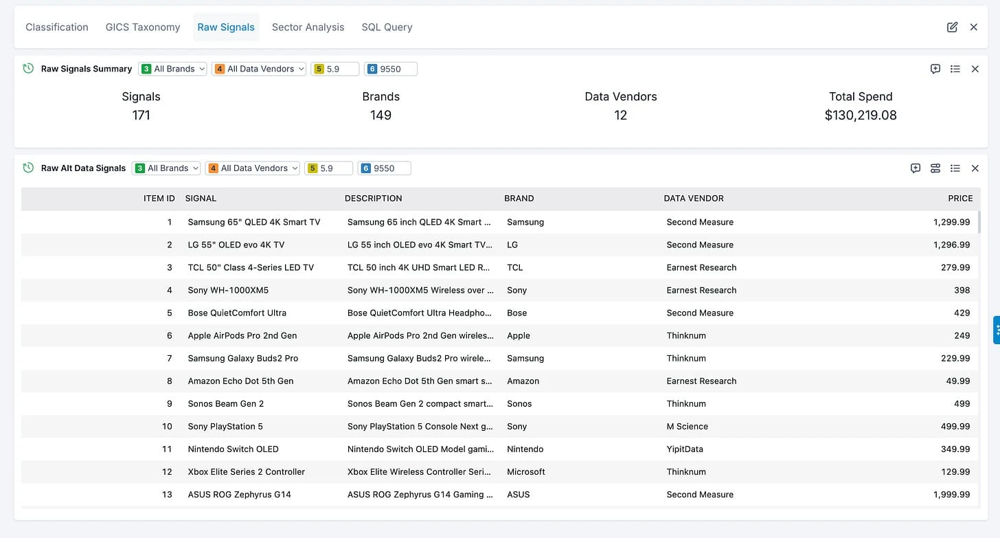 OpenBB declarative parameter groups linking widgets together