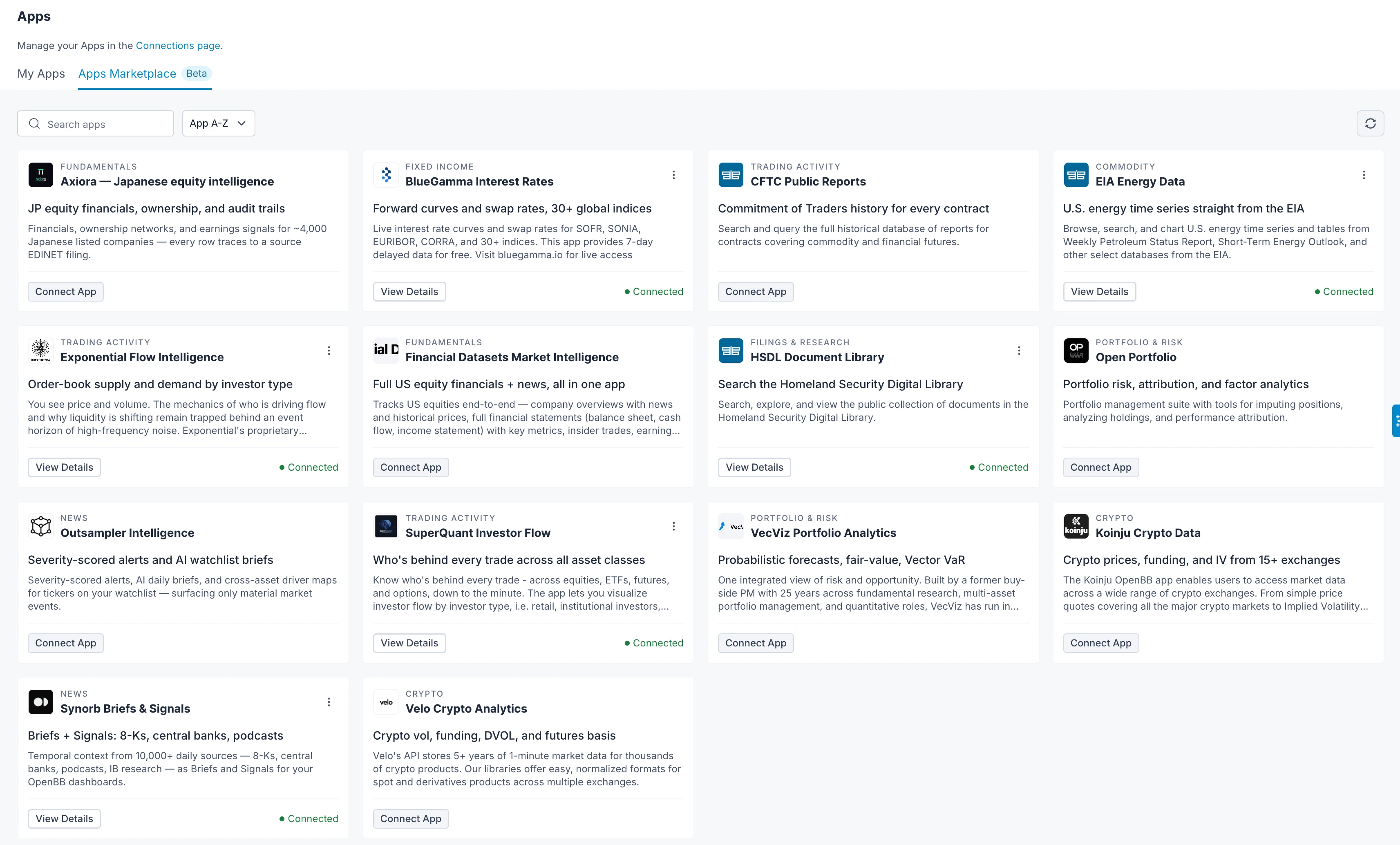 Why an Apps Marketplace for a Financial Workspace