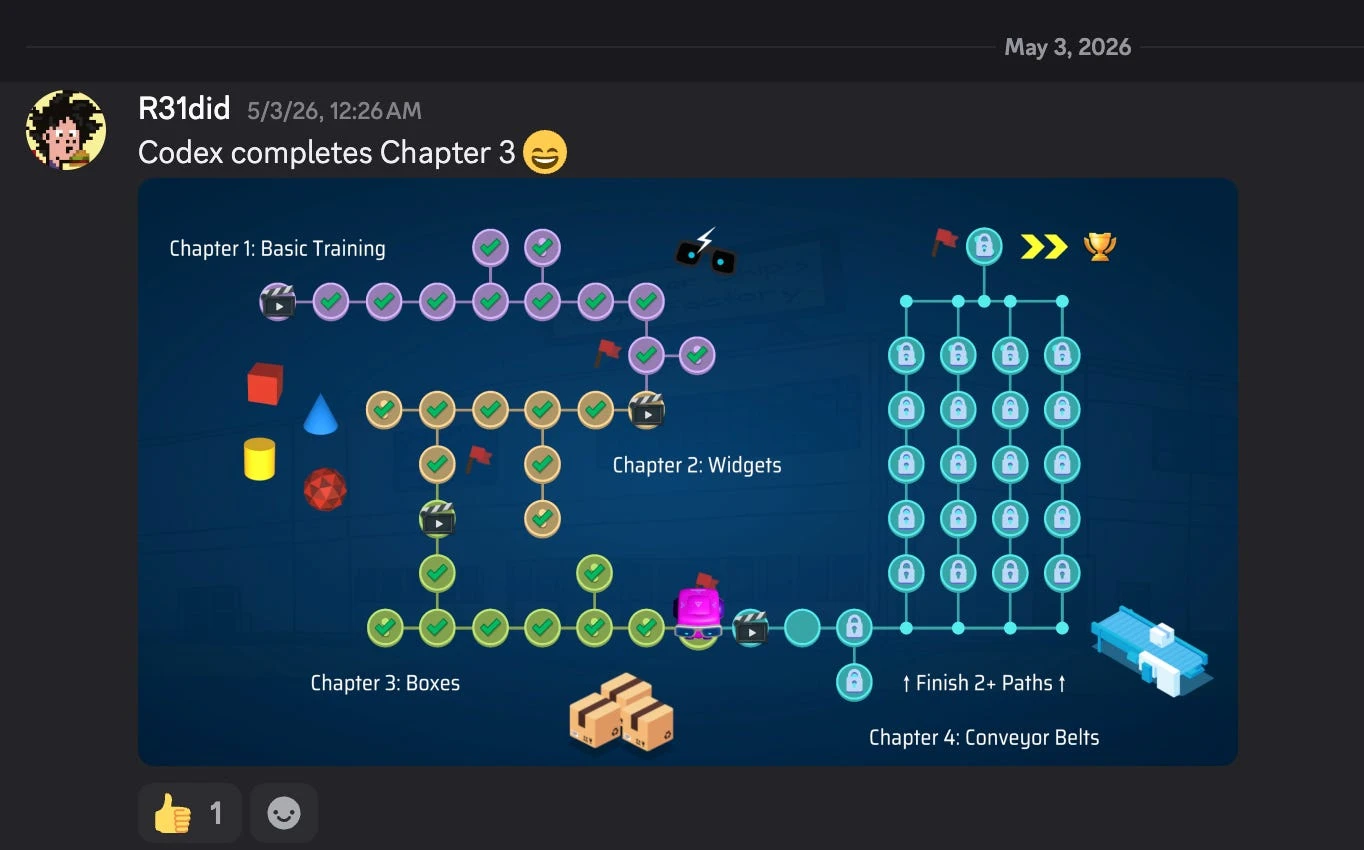 Codex beats ChipWits