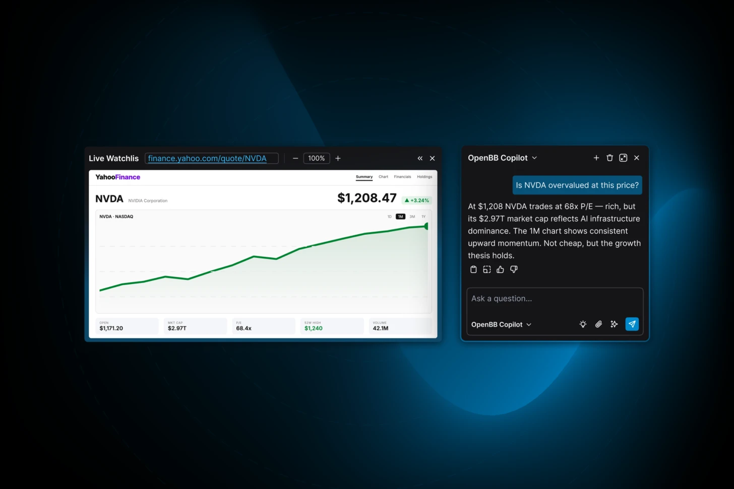 New iframe widget connects your existing apps with AI Agents inside OpenBB cover