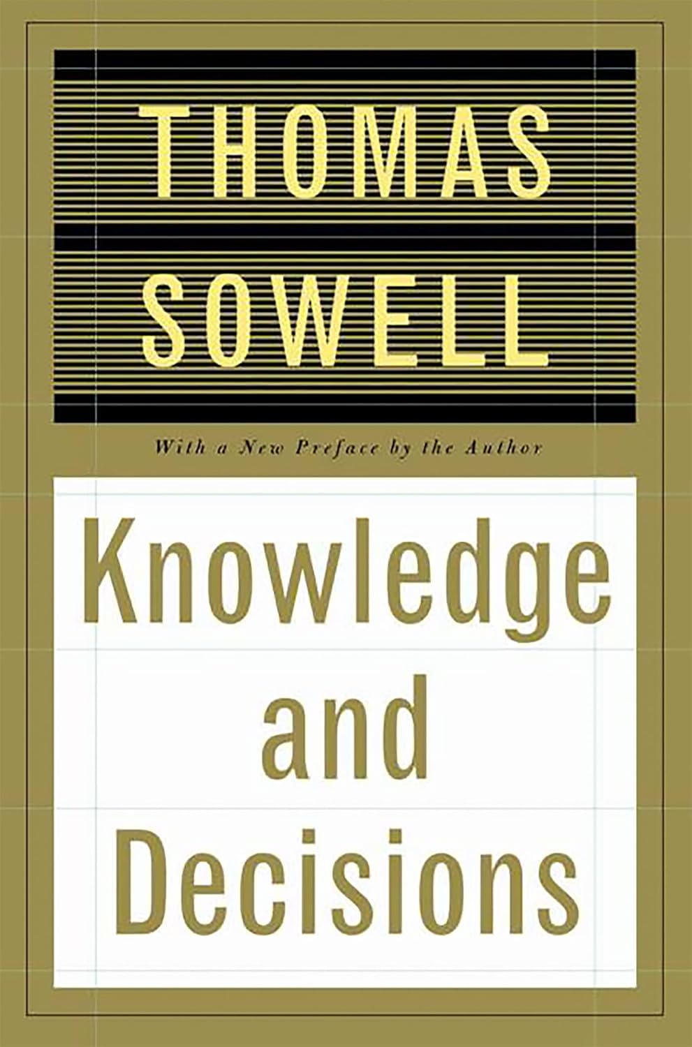 Knowledge And Decisions cover