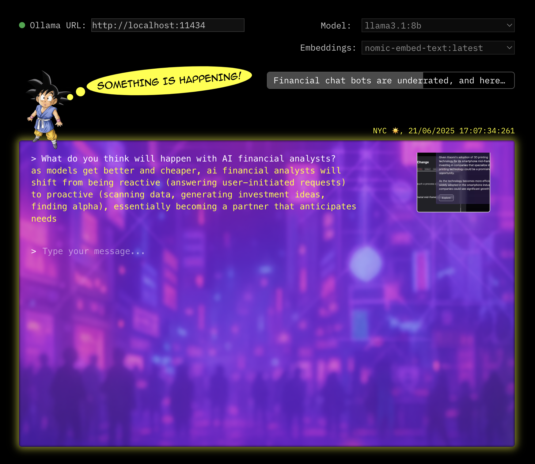 Chat with AI on Desktop