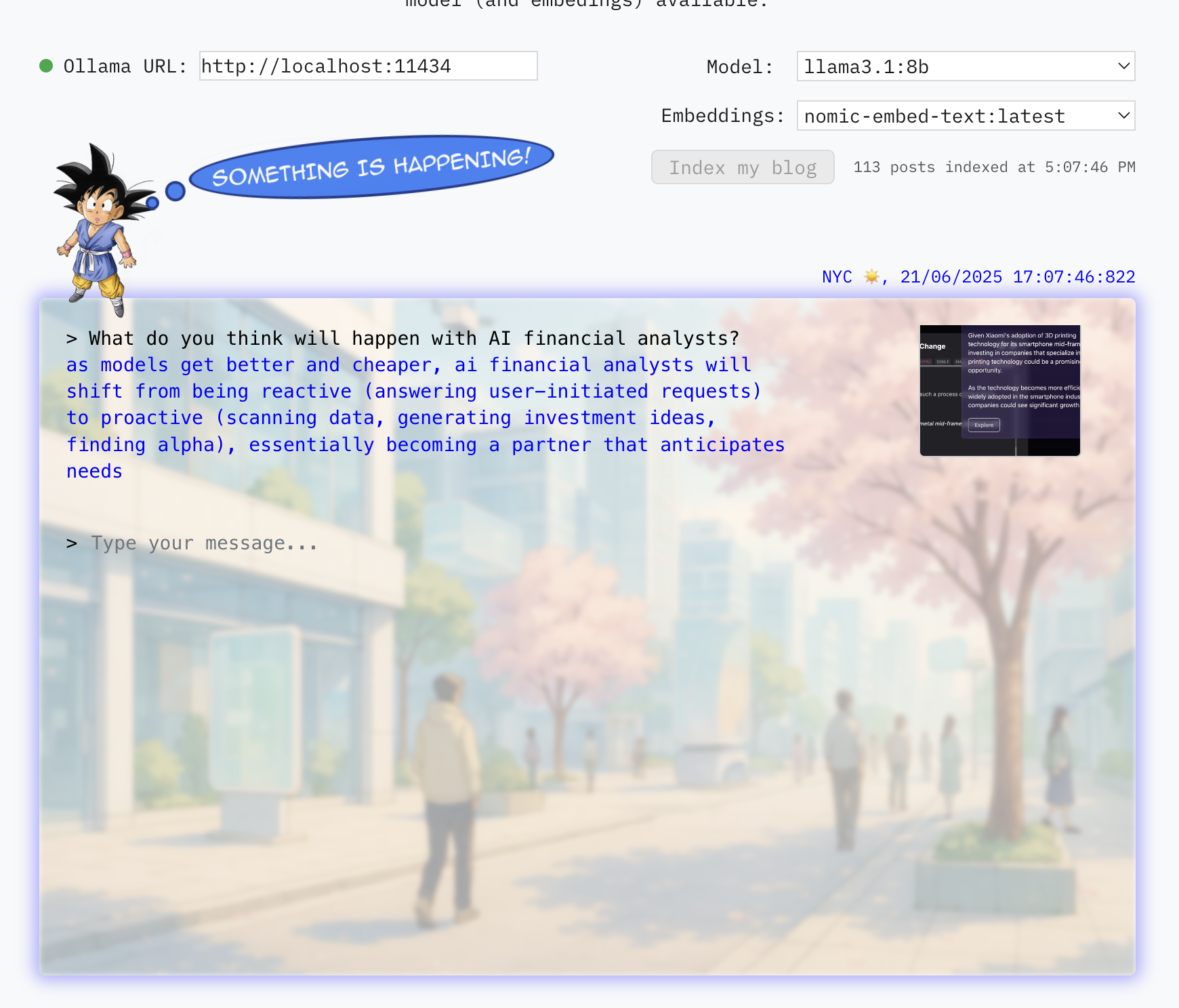 Chat with AI on Desktop